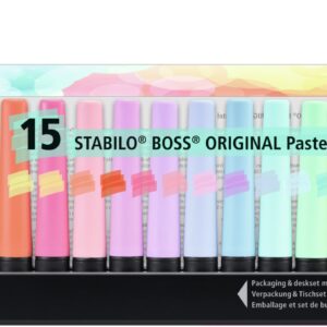 STABILO BOSS Original evidenziatore 15 pz Punta smussata Multicolore