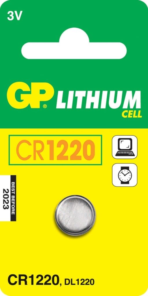 GP Batteries Lithium Cell CR1220 Batteria monouso Litio