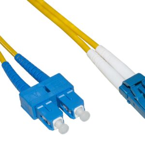 Cavo Fibra Ottica Lc A Sc Singlemode Duplex 9/125 Mt.20
