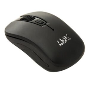 Link Mouse Wireless 3 Tasti Nero Ricevitore Usb 1000 Dpi