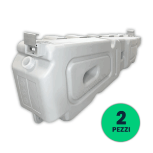 Zavorra Per Pannelli Solari In Hdpe 27° Riempibile Ad Acqua (60Kg) Per Tetti Piani 2Pz