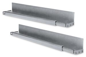 Coppia Supporti A L Per Armadi Rack 19" Profondita' 350-600Mm