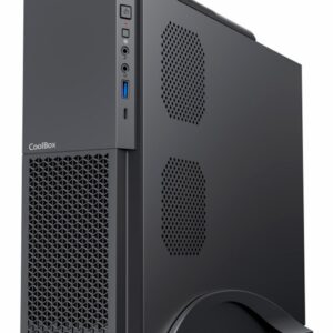 CoolBox PC micro ATX T313 Slim Basso profilo (Slimline - stilizzato) Nero