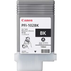 ORIGINALE Canon Cartuccia d'inchiostro nero PFI-102bk 0895B001 130ml