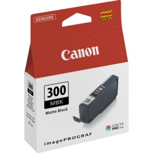 Originale Canon PFI300 Negro Mate Cartucho de Tinta Original - 4192C001/PFI300MBK