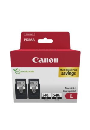 Originale Canon PG540L Negro Pack de 2 Cartuchos de Tinta Originales - 5224B001/5224B010/5224B011/5222B004/5222B005/5222B001/5224B020