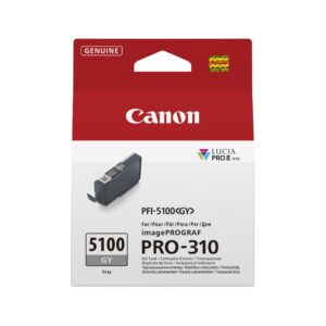ORIGINALE Canon Cartuccia d'inchiostro Grigio PFI-5100gy 6959C001 14ml
