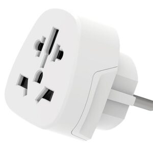 Ewent EW1480 adattatore per presa di corrente Universale Bianco