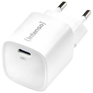 Intenso Alimentatore Fast 30W 1 Entrata Usb C, Gan, Bianco