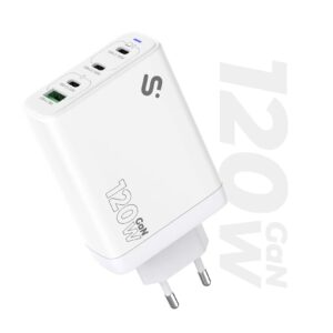 SUBBLIM SUBCHG-6G1204 Caricabatterie per dispositivi mobili Universale Bianco AC Ricarica rapida Interno
