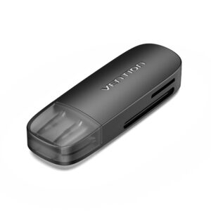 Vention CLEB0 lettore di schede USB Nero