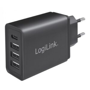 Caricabatterie Usb Con 3 Porte Usb A E Una Porta Usb-C 27 Watt