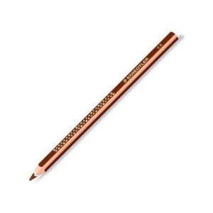 Staedtler Jumbo Noris 128 Matita Colorata Triangolare - Piombo 4mm - Resistenza Alla Rottura - Design Ergonomico - Colore Marrone