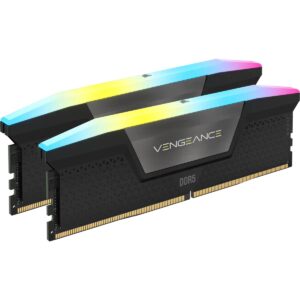 Corsair Ram Vengeance Rgb Ddr5 32Gb 2 X 16Gb Ddr5 6400 Cl36-48-48-104 1.35V Intel Xmp - Black