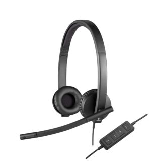 Logitech H570e Cuffia Padiglione auricolare Nero