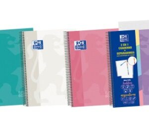 Oxford 400135623 quaderno per scrivere A5+ 100 fogli Colori assortiti