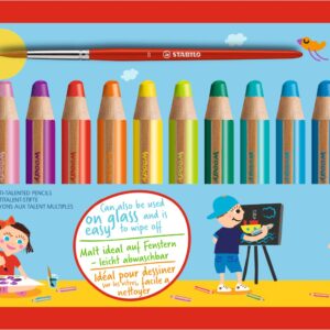 STABILO Woody 3 in 1 Multicolore 18 pz