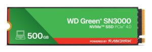Western Digital SN3000 500 GB M.2 PCI Express 4.0 NVMe QLC 3D NAND