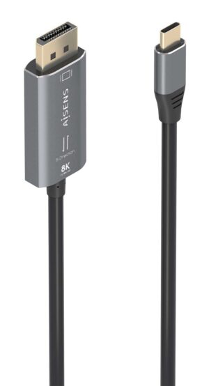 AISENS A109-0880 cavo e adattatore video 1,8 m USB tipo-C DisplayPort Nero