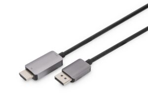 Digitus Cavo Adattatore Displayport 8K, Dp - Hdmi Tipo A Mt 1