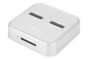 Digitus Docking Station Ssd M.2 Nvme + M.2 Sata Con Lettore Schede Sd-Express, Usb-C<Sup></Sup>