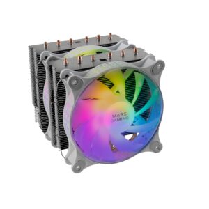 Mars Gaming MCPU-XT Processore Raffreddatore di liquidi tutto in uno 12 cm Bianco 1 pz