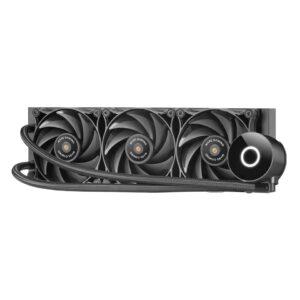 Kit di raffreddamento a liquido Mars Gaming ML-PRO360 - Dissipazione TDP 600W - Pompa OPTI-CHAMBER - Illuminazione bianca - Ventole FDB - Compatibilità universale - Nero