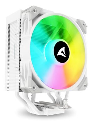 Sharkoon Dissipatore Ad Aria 1X 120Mm Argb Pwm Fan, 5X Copper Pipes, Direct Touch, Tdp 230W, Effetto